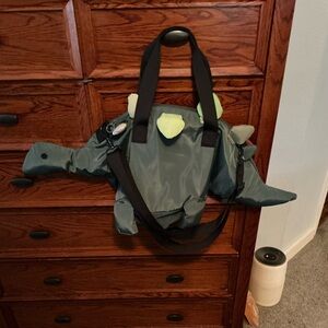 Adorable dinosaur tote